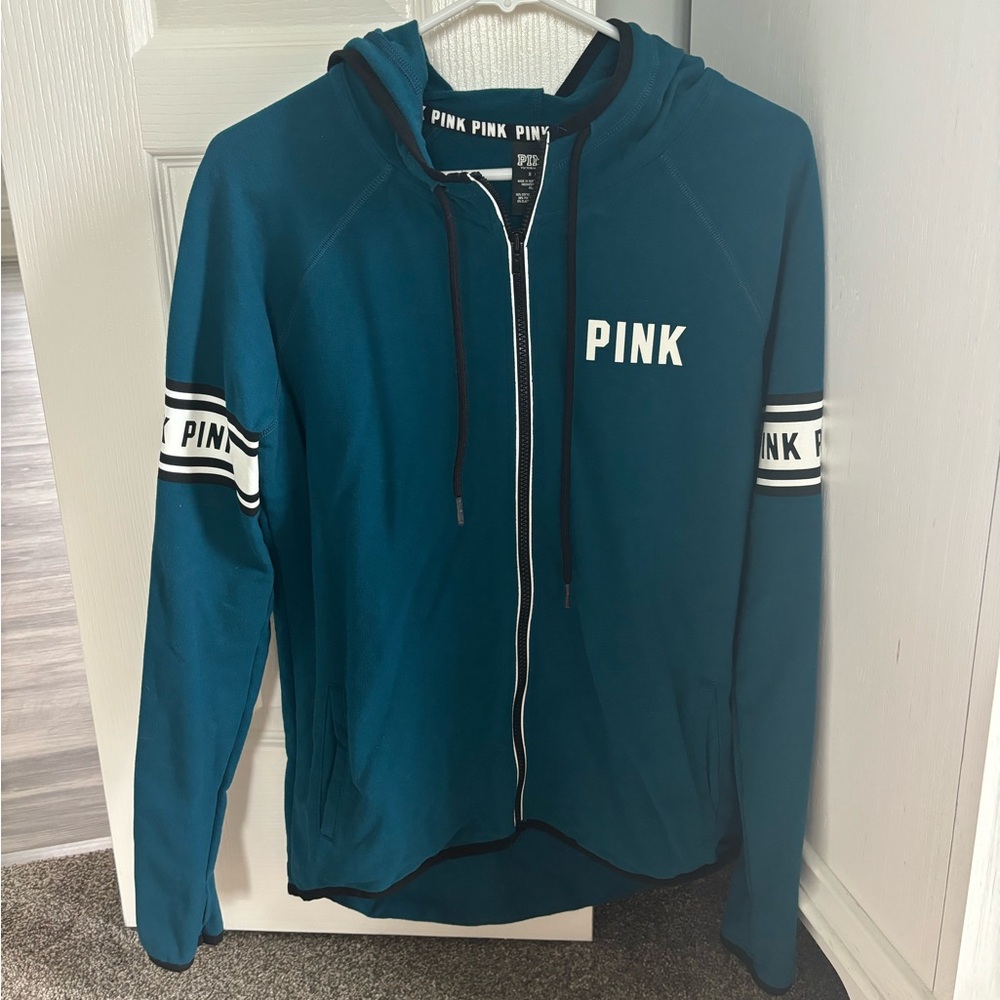 Victoria’s Secret Pink full zip athletic jacket Small